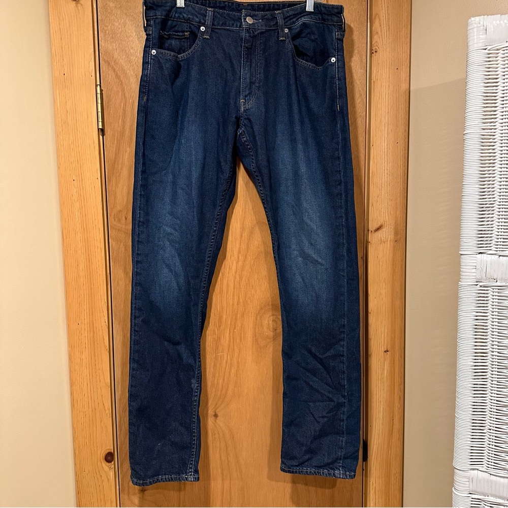 Men's Bonobos Jeans Slim Taper Medium Wash Stretch Size 34x34